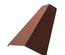 Faîtière 920 mm pour panneau tuile facile en acier galvanisé aspect granulé minéral - Coloris - Brun rouge mat, Longueur - 920 mm