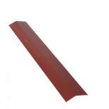 Bris de gouttière 1 m pour plaque nervurée acier laqué - Coloris - Rouge 8012, Longueur - 1 m