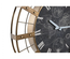 Horloge Murale DKD Home Decor Verre Argenté Noir Doré Fer (60 x 6,5 x 78 cm)