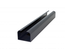 Poteau aluminium départ ou fin de clôture - Coloris - Gris anthracite RAL 7015, Epaisseur - 3,6 cm, Largeur - 5 cm, Longueur - 232 cm