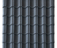 Panneau tuile facile 1030 X 950 MM en acier galvanisé aspect granulé minéral - Coloris - Gris anthracite mat, Largeur - 950 mm, Longueur - 1030 mm