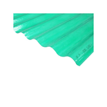 Plaque polyester ondulée (PO 76/18) - Coloris - Vert, Largeur totale de la plaque - 90cm, Longueur totale de la plaque - 2.5m
