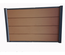 Kit complet de départ/fin clôture 1,50 L x 1,80 H (3 coloris) - Coloris - Brun rouge, Hauteur - 180 cm, Longueur - 150 cm