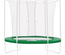 Kangui - Coussin de protection vert pour trampoline Ø 360 cm