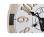 Horloge Murale DKD Home Decor Noir MDF Blanc (60 x 4,5 x 60 cm)