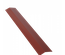 Bris de gouttière 1 m pour plaque nervurée acier laqué - Coloris - Rouge 8012, Longueur - 1 m