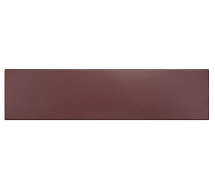 STROMBOLI OXBLOOD  - Carrelage uni pour pose chevron ou bâton rompu en  9,2x36,8 cm rouge bordeaux mate
