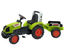 FALK Tracteur a pédales CLAAS Arion 430 avec remorque - 1040AB