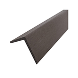 Profil d'angle bois composite pour bardage - Coloris - Gris anthracite, Epaisseur - 6 cm, Largeur - 6 cm, Longueur - 270 cm