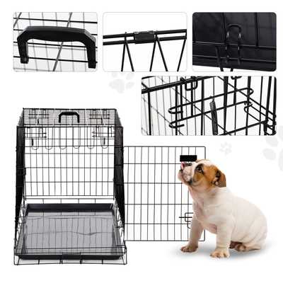 Cage de transport chien XL / L noir