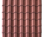 Panneau tuile facile 1030 X 950 MM en acier galvanisé aspect granulé minéral - Coloris - Brun rouge mat, Largeur - 950 mm, Longueur - 1030 mm