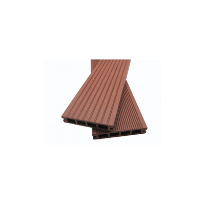 PACK 15m² lame de terrasse composite Dual + ACCESSOIRES (4 coloris) 3600mm - Coloris - Brun rouge, Epaisseur - 25mm, Largeur - 14 cm, Longueur - 360 cm, Surface couverte en m² - 15
