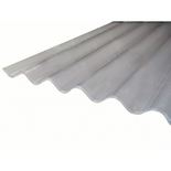 Plaque de polycarbonate ondulé alvéolaire 6mm GO (grande onde 177/51 mm) - Coloris - Clair, Epaisseur - 6 mm, Largeur totale de la plaque - 92cm, Longueur totale de la plaque - 2m