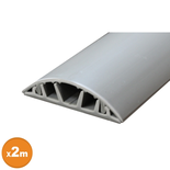 Passage de plancher 4 compartiments 92x20mm gris anthracite - LEGRAND - 032800